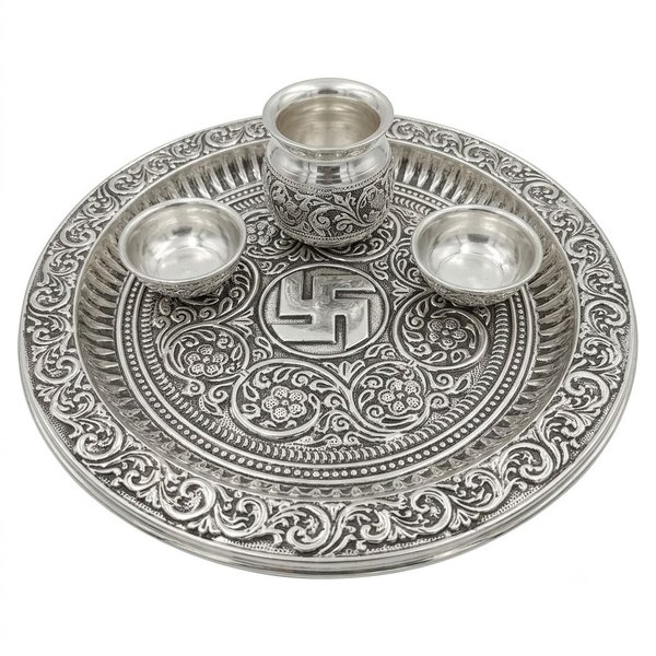 Nakshi Pooja Thali Set